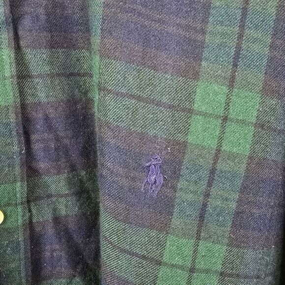 Ralph Lauren Mens Long Sleeve Button Down Performance Flannel 2XB - Picture 5 of 6